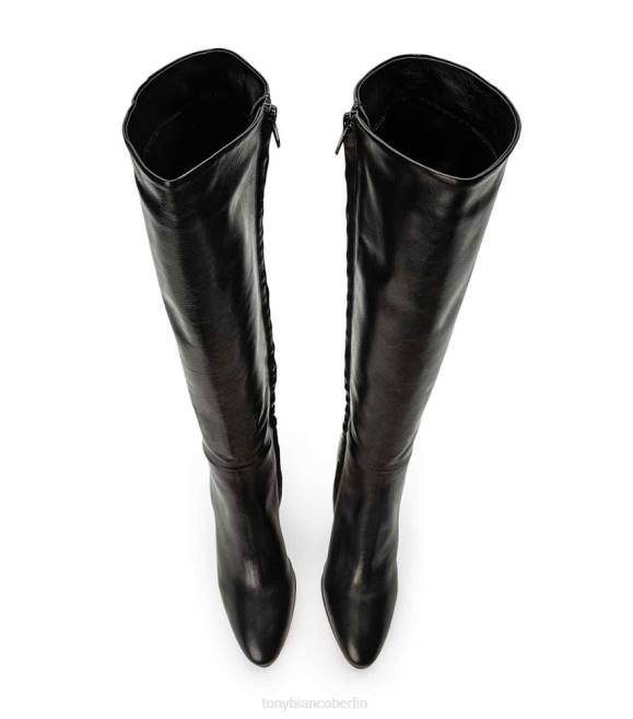 kniehohe Stiefel| de Tony Bianco Frauen Bellez-Kalbsstiefel schwarzes Venedig 4624446
